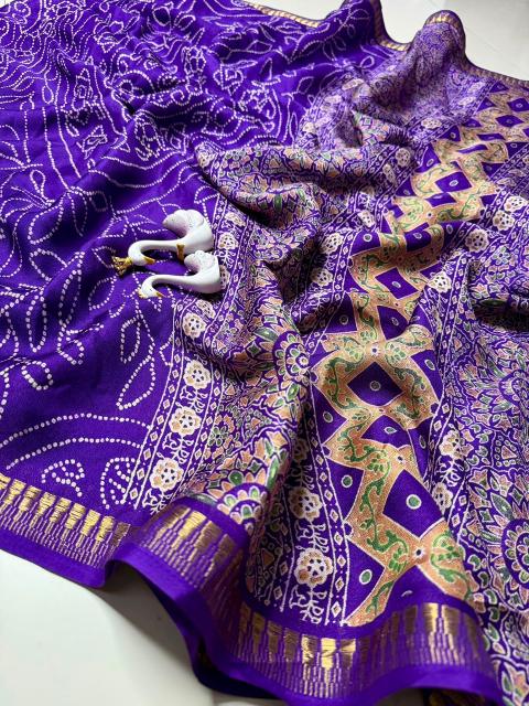 Svara marshmallow 3D print fancy sarees wholesale
